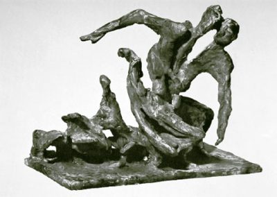 Karl-Henning Seemann: "Aufspringender", Entwurfsmodell 1:10