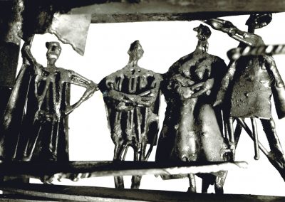 Karl-Henning Seemann: Entwurfsmodell zu "Kaukasischer Kreidekreis" (Detail)