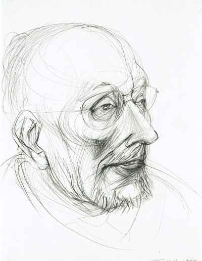 Karl-Henning Seemann: Porträtzeichnung W. T. J.